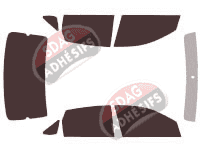 Kit film teinté Ford Focus (2) Berline 4 portes (2005 - 2011)