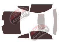 Kit film teinté Honda Accord (8) Coupé 2 portes (2008 - 2012)