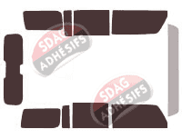 Kit film teinté Hummer H3 5 portes (2005 - 2011)
