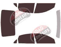 Kit film teinté Hyundai Elantra (4) Berline 4 portes (2007 - 2011)