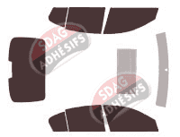 Kit film teinté Infiniti G (4) 35-37 Berline 4 portes (2007 - 2015)