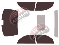 Kit film teinté Infiniti M (2) Berline 4 portes (2003 - 2005)