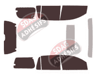 Kit film teinté Infiniti QX (1) 56 5 portes (2003 - 2010) Kit film teinté Infiniti QX (1) 56 5 portes (2003 - 2010)