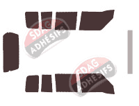 Kit film teinté Chevrolet Tracker 5 portes (1989 - 1998)