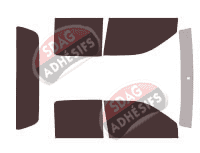 Kit film teinté Isuzu i-Series Crew Cab 4 portes (2006 - 2008)
