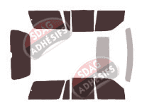 Kit film teinté Lincoln Navigator (1) 5 portes (1997 - 2002) Kit film teinté Lincoln Navigator (1) 5 portes (1997 - 2002)