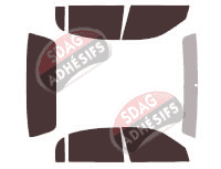 Kit film teinté Lincoln Town Car (3) Berline 4 portes (1998 - 2009)