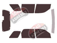 Kit film teinté Mercury Mariner 5 portes (2005 - 2008) Kit film teinté Mercury Mariner 5 portes (2005 - 2008)