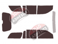 Kit film teinté Chevrolet Trailblazer (1) EXT 5 portes (2002 - 2009)