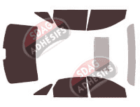 Kit film teinté Mercury Montego Berline 4 portes (2005 - 2008) Kit film teinté Mercury Montego Berline 4 portes (2005 - 2008)