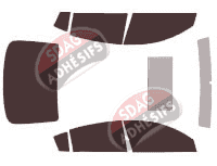 Kit film teinté Nissan Altima (4) Berline 4 portes (2006 - 2012)