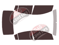 Kit film teinté Nissan Sentra (6) Berline 4 portes (2007 - 2012) Kit film teinté Nissan Sentra (6) Berline 4 portes (2007 - 2012)