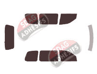 Kit film teinté Chevrolet Venture Court 5 portes (1997 - 2005)