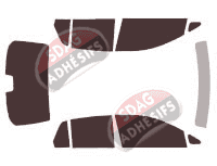 Kit film teinté Nissan Versa (1) Berline 4 portes (2004 - 2012)