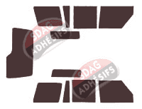 Kit film teinté Land Rover Discovery (1) 5 portes (1989 - 1998)
