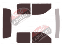 Kit film teinté Ford Ranger (2) Pick-up 4 portes (2006 - 2012)