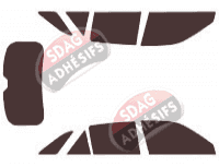 Kit film teinté Lexus IS (2) Sport Cross Break 5 portes (2001 - 2005)