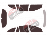Kit film teinté Mercedes-Benz Classe R Court 5 portes (2005 - 2013)