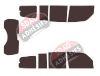 Kit film teinté Mitsubishi Pajero (4) Long 5 portes (2006 - 2011) Kit film teinté Mitsubishi Pajero (4) Long 5 portes (2006 - 2011)