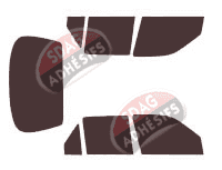 Kit film teinté Ford Fiesta (4) 5 portes (1995 - 2002) Kit film teinté Ford Fiesta (4) 5 portes (1995 - 2002)