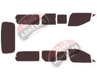 Kit film teinté Hyundai Satellite (2) 5 portes (2007 - 2023)
