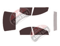 Kit film teinté Chrysler Neon Berline 4 portes (2000 - 2005)