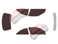 Kit film teinté Citroën Xsara (1) Coupe 3 portes (1997 - 2005)
