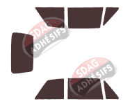 Kit film teinté Volkswagen Golf (1) Cabriolet 2 portes (1979 - 1993) Kit film teinté Volkswagen Golf (1) Cabriolet 2 portes (1979 - 1993)