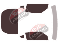 Kit film teinté Nissan 370 Z (1) Coupe 3 portes (2009 - 2020)