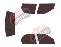 Kit film teinté Fiat Palio (1) 5 portes (1996 - 2009)