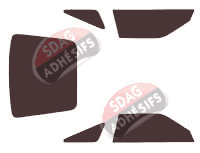 Kit film teinté Toyota Supra (4) Coupe 3 portes (1986 - 1993)