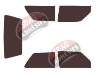 Kit film teinté Volkswagen Golf (2) 3 portes (1987 - 1992) Kit film teinté Volkswagen Golf (2) 3 portes (1987 - 1992)