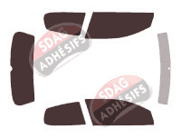 Kit film teinté Volkswagen Golf (6) 3 portes (2008 - 2013) Kit film teinté Volkswagen Golf (6) 3 portes (2008 - 2013)