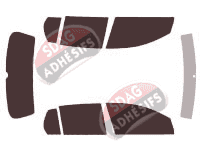 Kit film teinté Volkswagen Golf (6) 5 portes (2008 - 2012) Kit film teinté Volkswagen Golf (6) 5 portes (2008 - 2012)