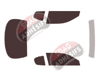Kit film teinté Chevrolet Monte-Carlo (6) Coupé 2 portes (2000 - 2007)