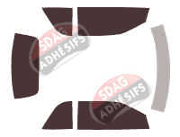 Kit film teinté Chrysler Sebring (2) Cabriolet 2 portes (2001 - 2007)