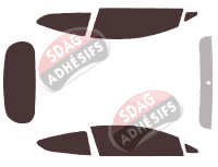 Kit film teinté Ford Fiesta (6) 3 portes (2008 - 2017) Kit film teinté Ford Fiesta (6) 3 portes (2008 - 2017)