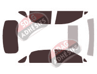 Kit film teinté Lexus RX (3) 5 portes (2009 - 2015) Kit film teinté Lexus RX (3) 5 portes (2009 - 2015)