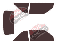 Kit film teinté Mercedes-Benz Classe E (1) Cabriolet 2 portes (1987 - 1995)