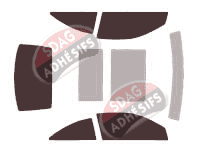 Kit film teinté Mercedes-Benz Classe C (3) Sport Coupe 3 portes (2008 - 2010)