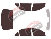 Kit film teinté Mercedes-Benz Classe S (3) Longue Berline 4 portes (1998 - 2005)