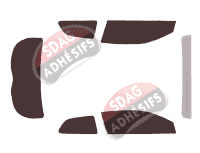 Kit film teinté Kia Pro Ceed (1) 3 portes (2007 - 2013)