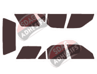 Kit film teinté Peugeot 405 Break 5 portes (1987 - 1997)
