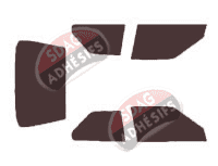 Kit film teinté Renault R 19 (1) 3 portes (1988 - 1999)