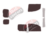 Kit film teinté Nissan Kubistar (2) Utilitaire 5 portes (2008 - 2022)