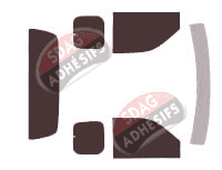 Kit film teinté Mazda BT-50 (1) Super Cab Pick-Up 4 portes (2006 - 2011)