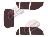 Kit film teinté Mazda 121 5 portes (1996 - 2002)