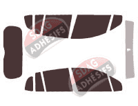 Kit film teinté Renault Grand Modus (1) 5 portes (2007 - 2013)