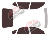Kit film teinté Subaru Legacy (4) Berline 4 portes (2003 - 2009)