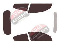 Kit film teinté Bmw Serie 1 (1) 3 portes (2007 - 2012) Kit film teinté Bmw Serie 1 (1) 3 portes (2007 - 2012)